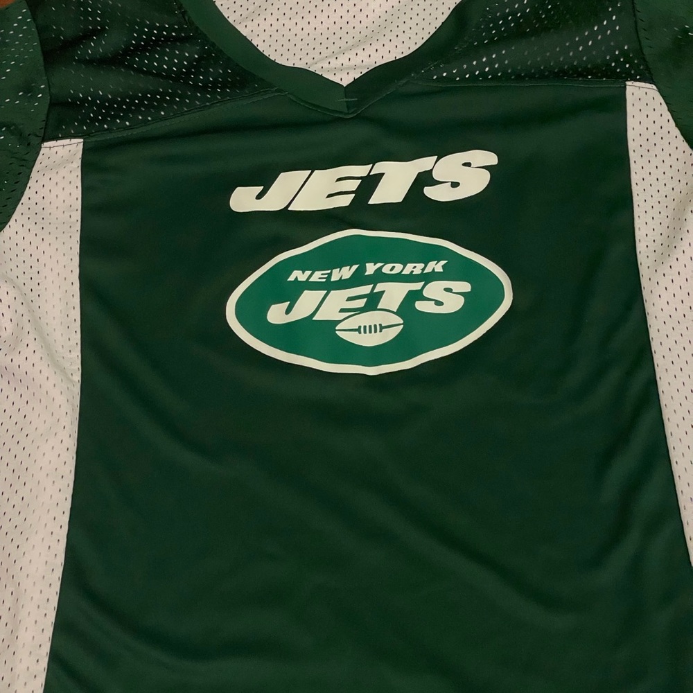 Youth Augusta JETS NFL jersey flag play football size XL reversible green white - Picture 5 of 11